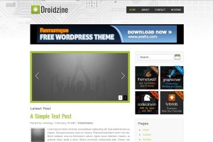 Droidzine Free WordPress Theme