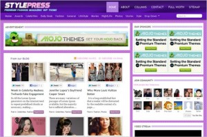 StylePress is a free WordPress Theme