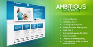 Ambitious – Business & Portfolio WordPress Theme