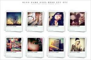 Polaroids is a free portfolio WordPress Theme