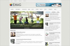 eMag is a news and magazine WordPress Theme