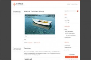 Surface is a free WordPress Theme