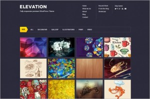 Elevation is a portfolio WordPress Theme