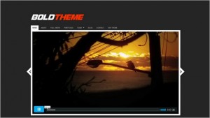 WordPress Video Themes - Bold Theme