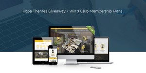 Kopa Themes Giveaway - Win 3 Club Membership Plans